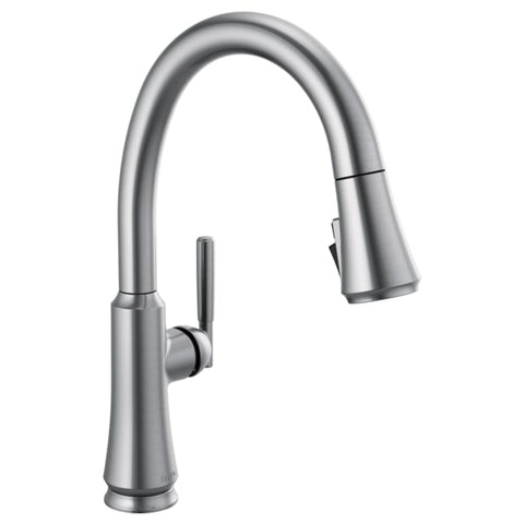 Delta Coranto 1.8 GPM Single Hole Pull Down Kitchen Faucet with Magnetic Docking Spray Head and ShieldSpray - APEX Supply Co.