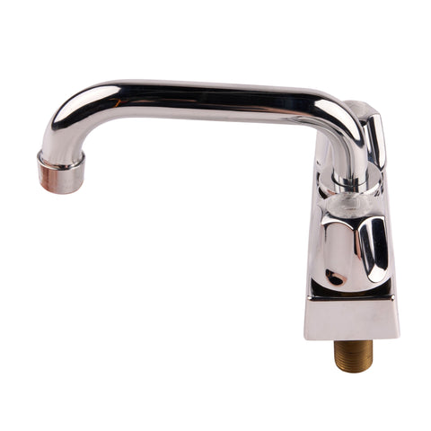 Banner Faucet Two Metal Handle Laundry Tub Faucet 6" Spout 4" Center - APEX Supply Co.
