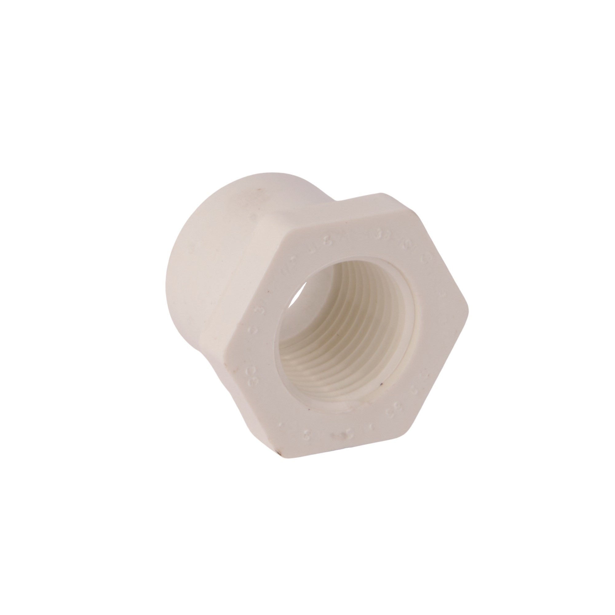 PVC Schedule 40 Reducer Bushing (Spigot x FIP) 3/4" x 1/2"