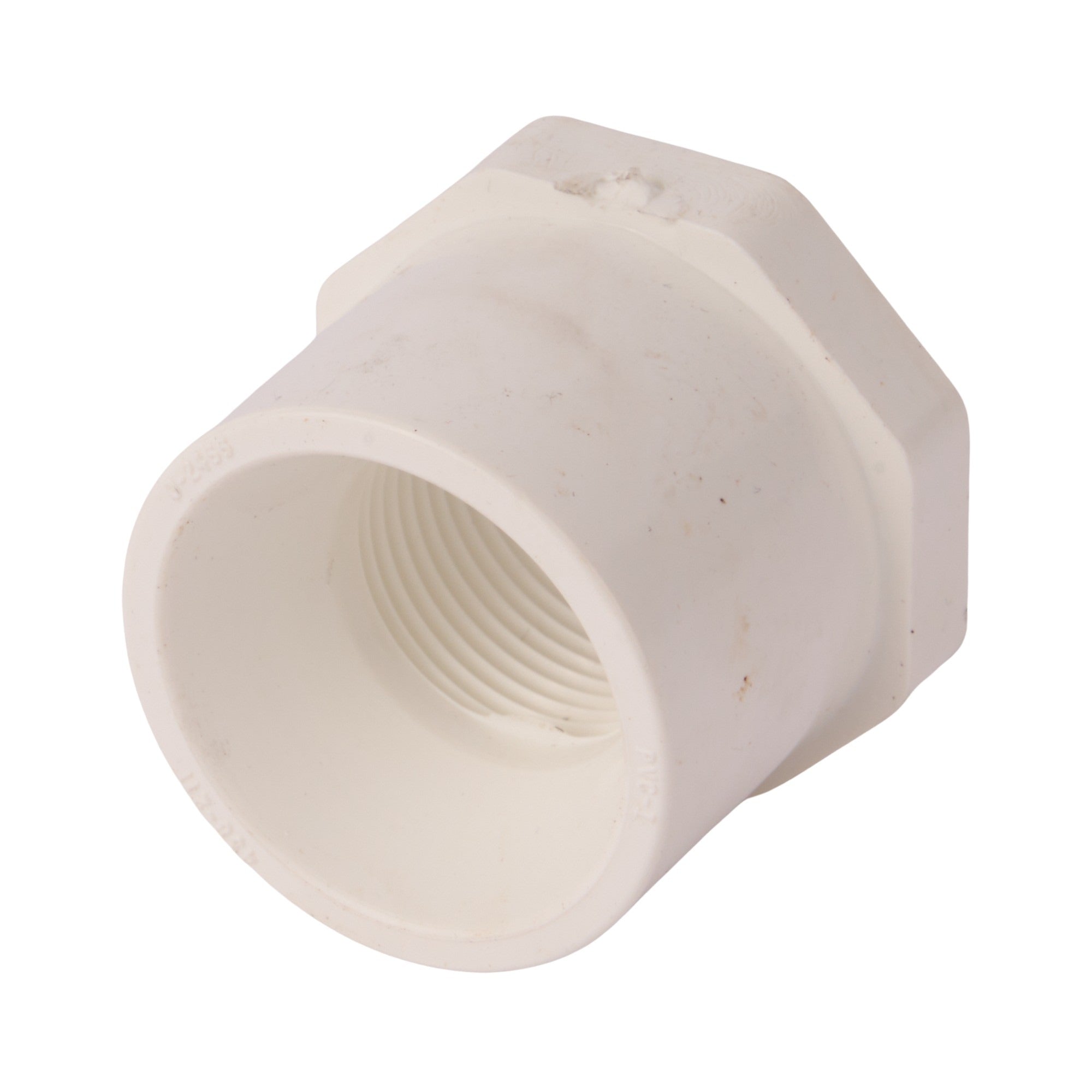PVC Schedule 40 Reducer Bushing (Spigot x FIP) 1-1/2" x 1"