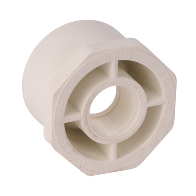 PVC Schedule 40 Reducer Bushing (Spigot x FIP) 2" x 3/4"