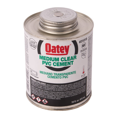PVC Medium Clear Cement 16 oz.