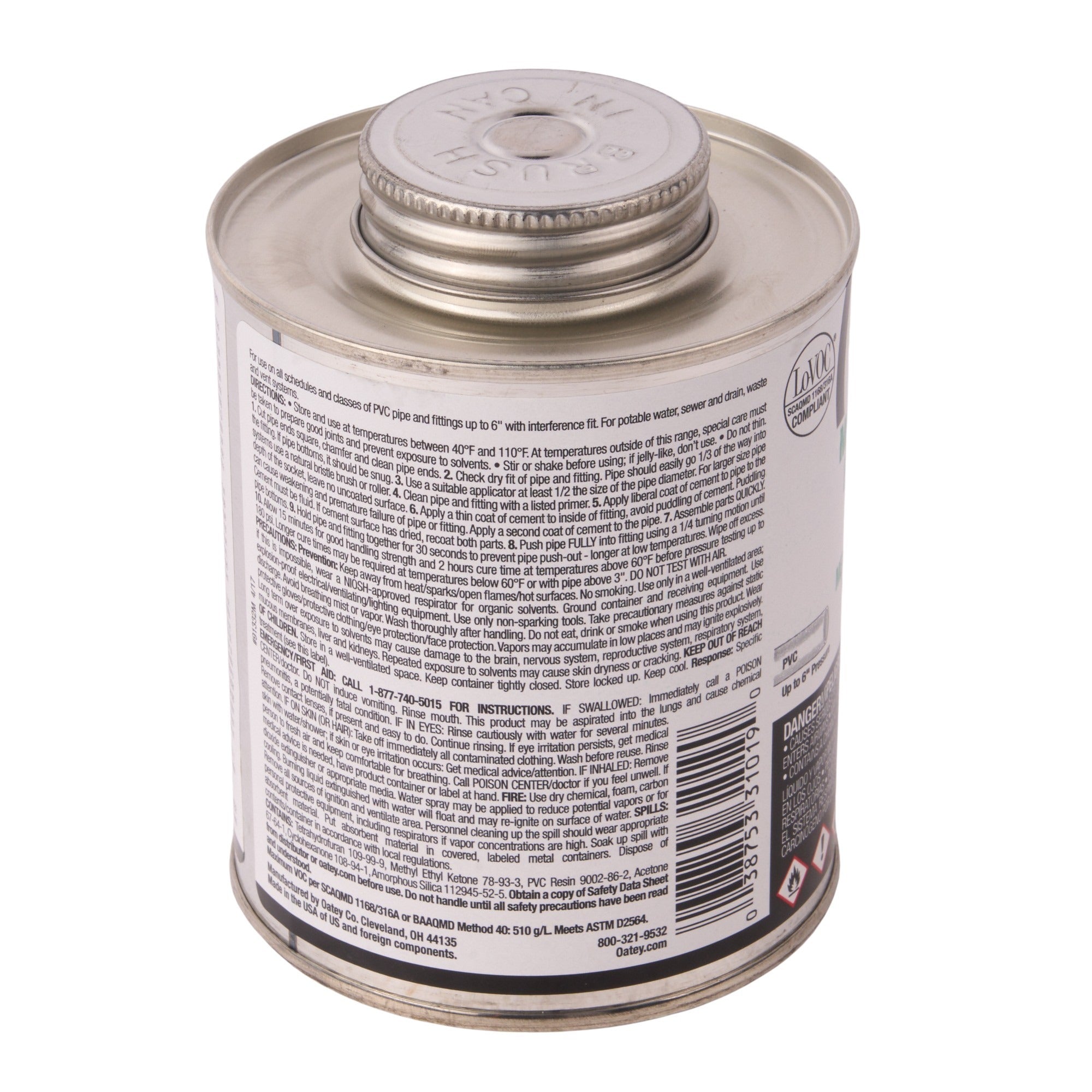 PVC Medium Clear Cement 16 oz.