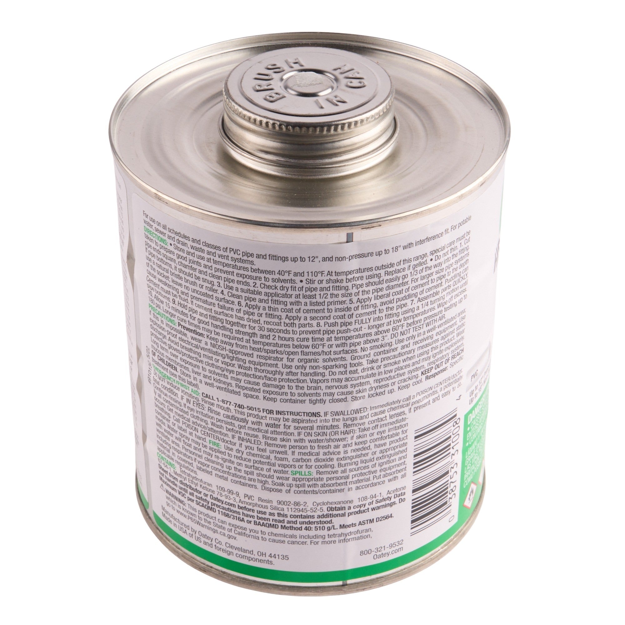 Oateyweld Heavy Duty Solvent Cement (Clear) 32 oz.