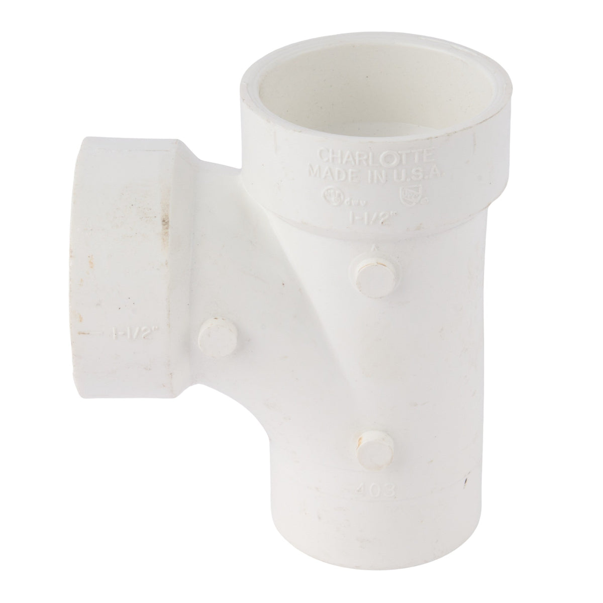 Pvc Socket Design PVC DWV Street Sanitary Tee (Socket x Socket x Spigot) – APEX Supply Co.