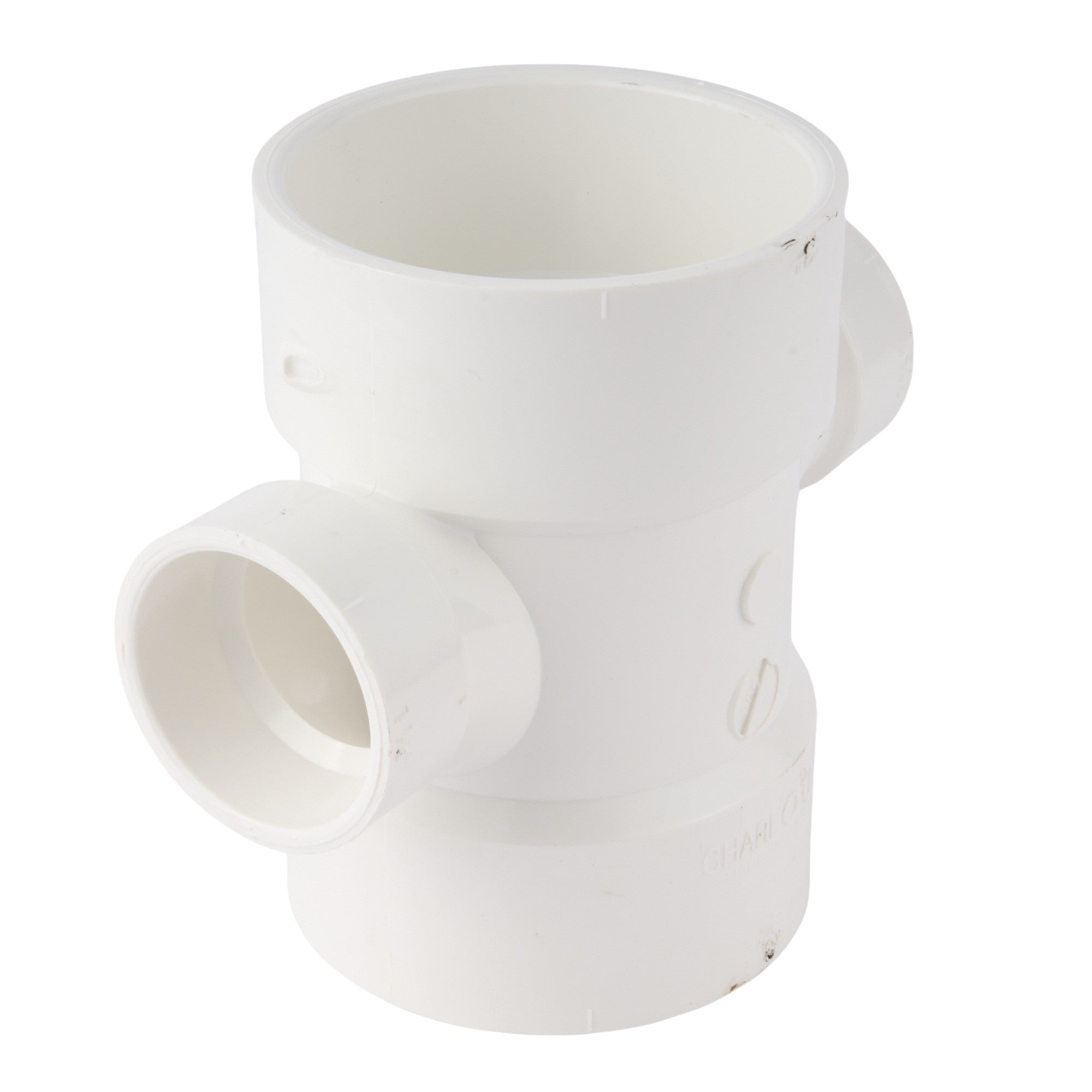 PVC DWV Reducing Sanitary Cross 3" x 1-1/2"