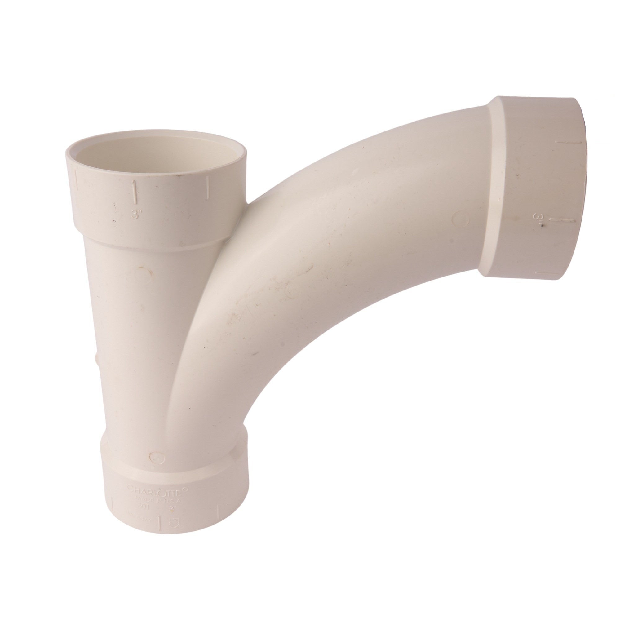 PVC DWV Combo Reducing Wye 3"