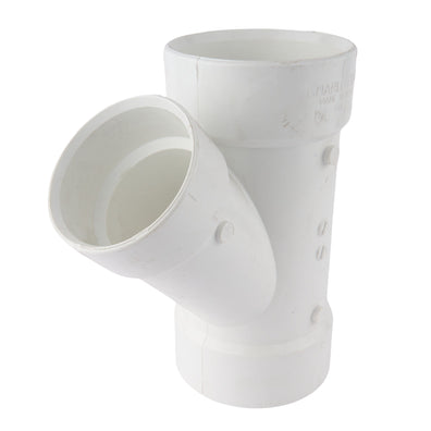 PVC DWV Reducing Wye 4"