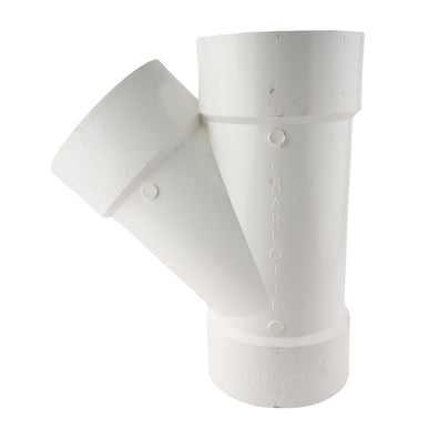 PVC DWV Reducing Wye 6"