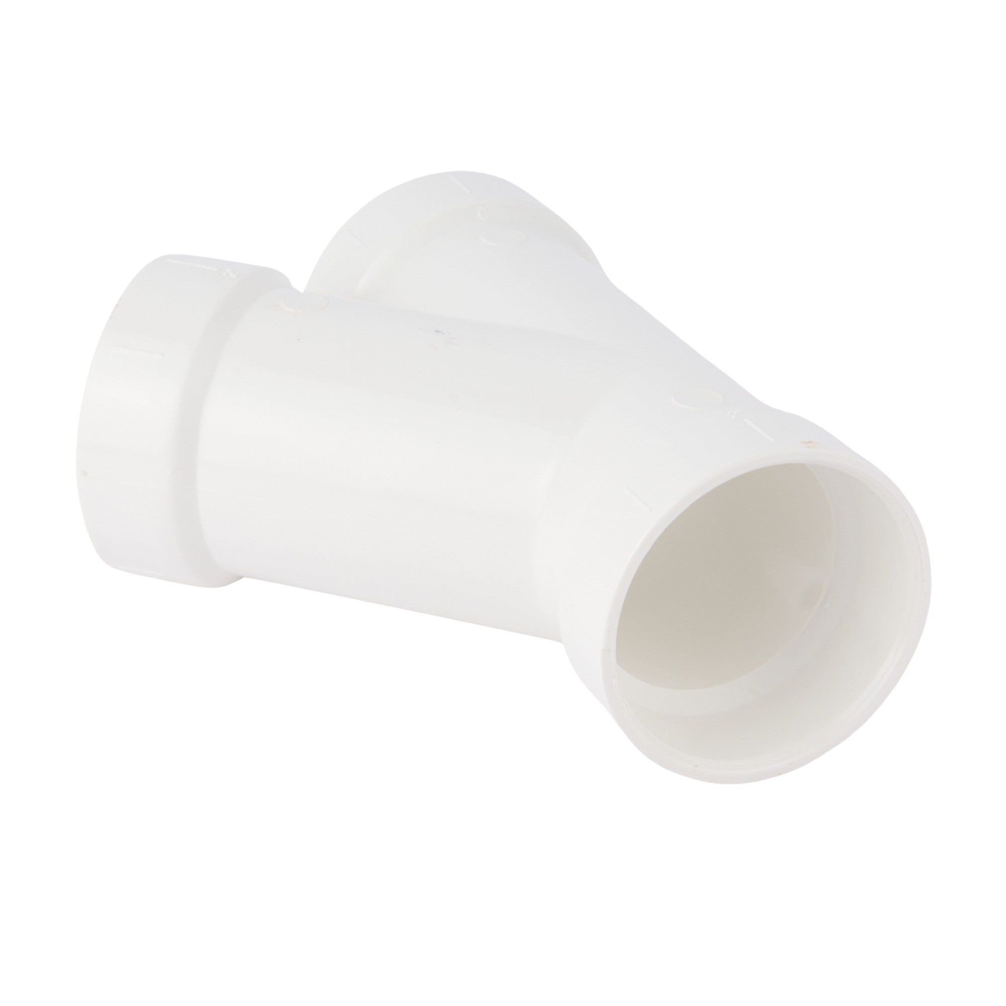 PVC DWV Street Wye (Socket x Socket x Spigot) 2"