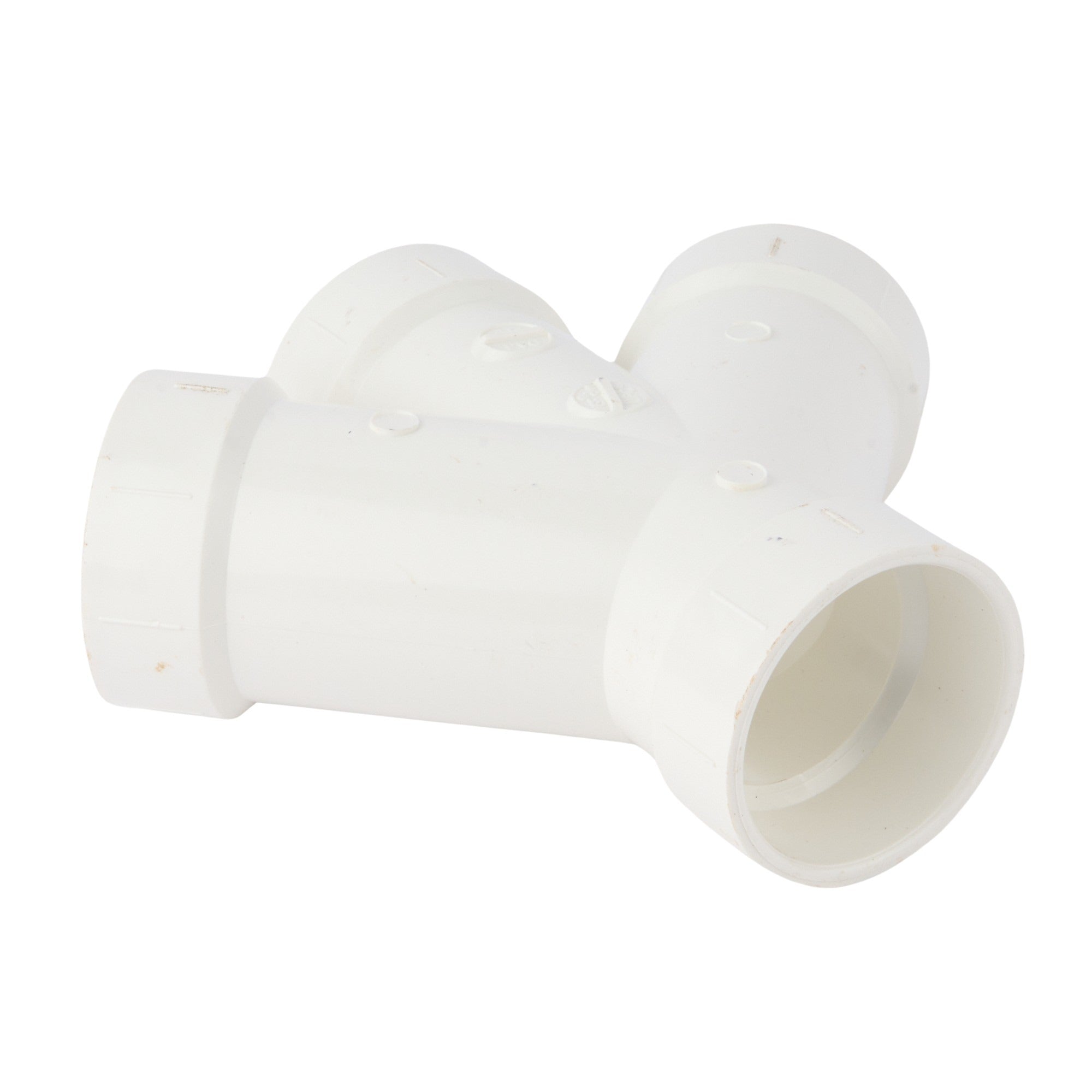 PVC DWV Reducing Double Wye 2"