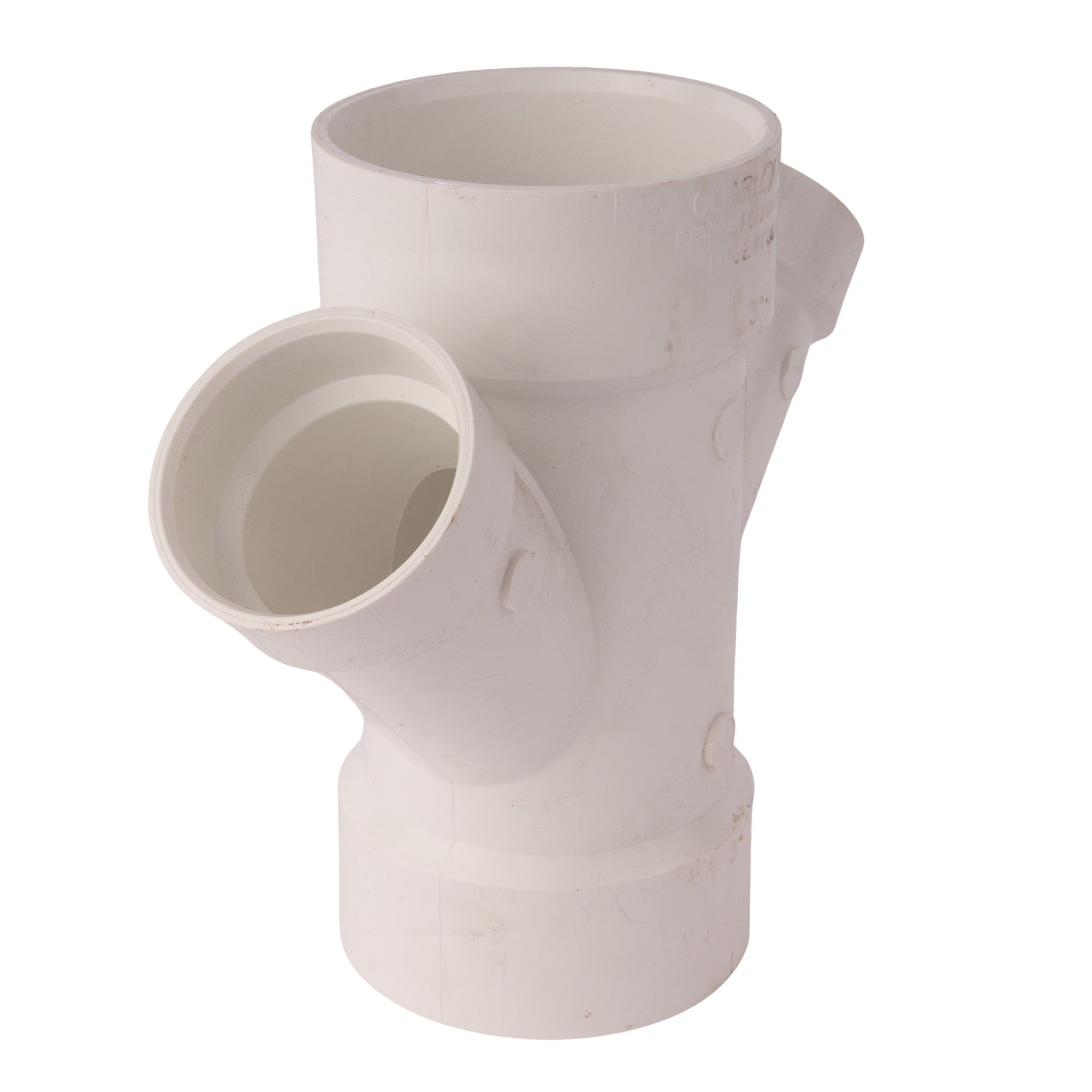 PVC DWV Double Wye 3" x 3" x 2" x 2"