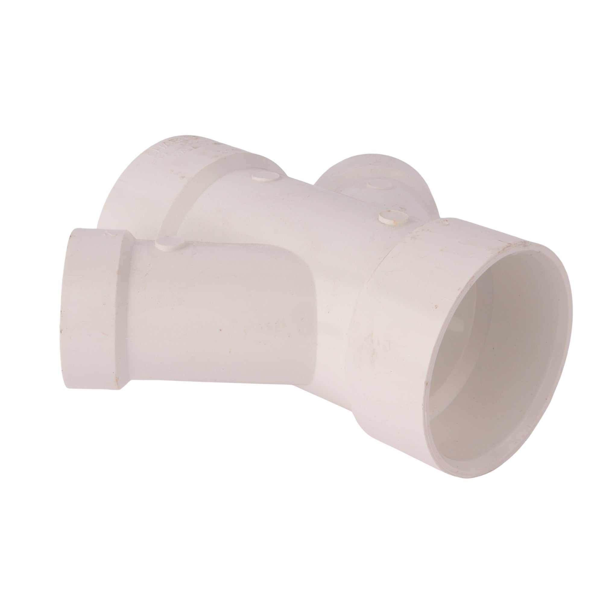 PVC DWV Double Wye 3" x 3" x 2" x 2"