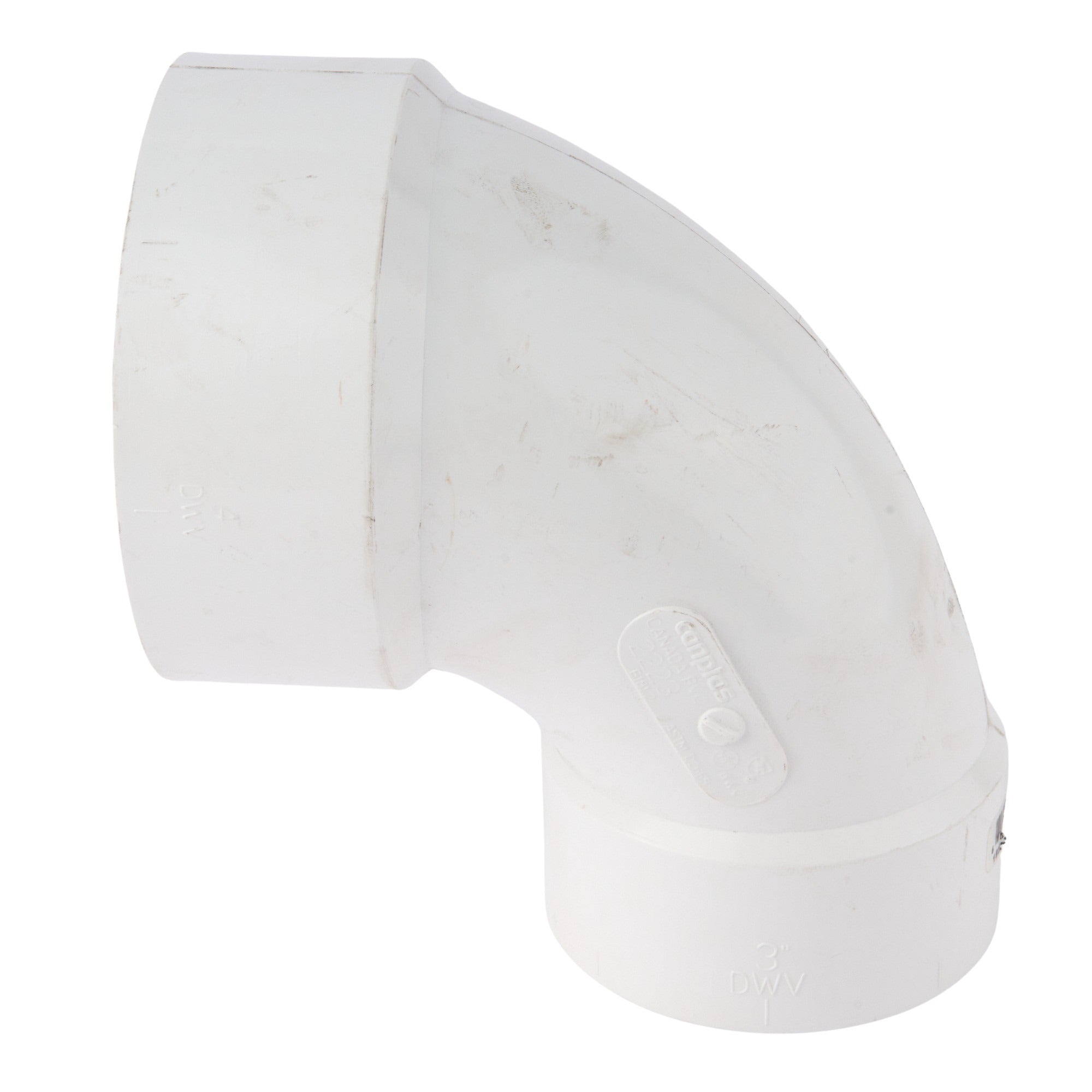 PVC DWV Closet Bend (Socket x Socket) 4" x 3"