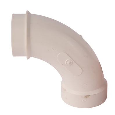 PVC DWV 90° Long Turn Street Elbow (Socket x Spigot) 2"