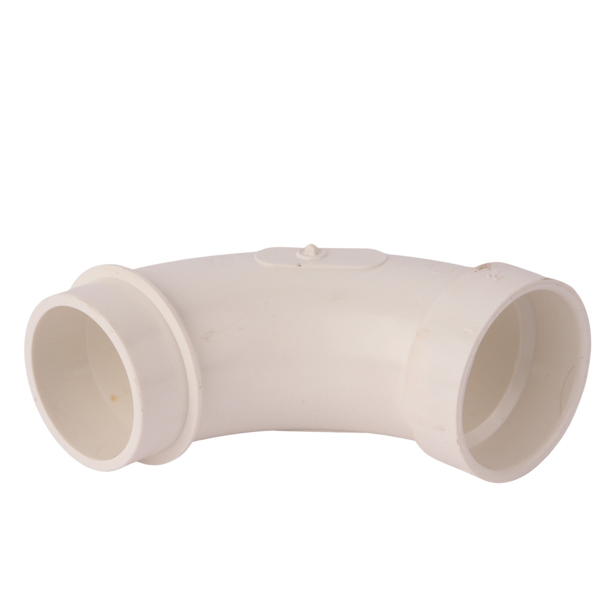PVC DWV 90° Long Turn Street Elbow (Socket x Spigot) 2"