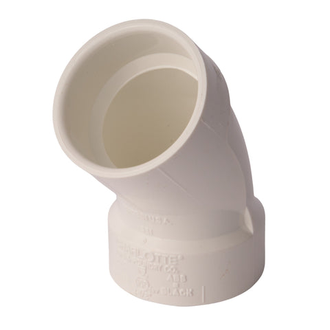 PVC DWV 45° Elbow - APEX Supply Co.