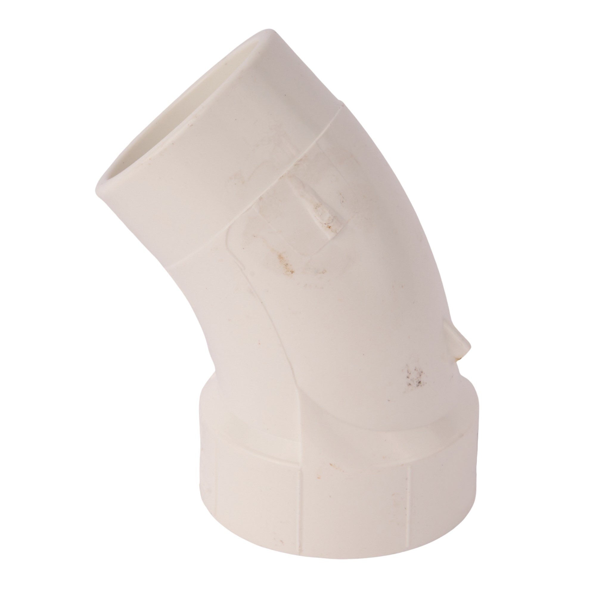 PVC DWV 45° Street Elbow (Socket x Spigot) 1-1/2"
