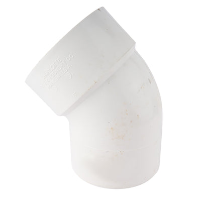 PVC DWV 45° Street Elbow (Socket x Spigot) 6"