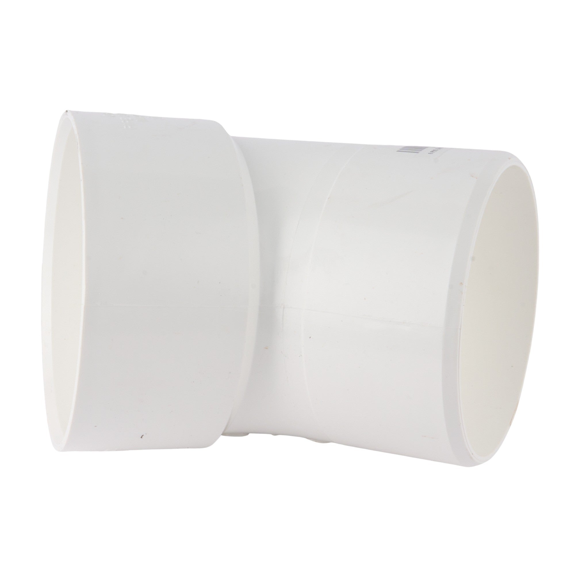 PVC DWV 45° Street Elbow (Socket x Spigot) 6"