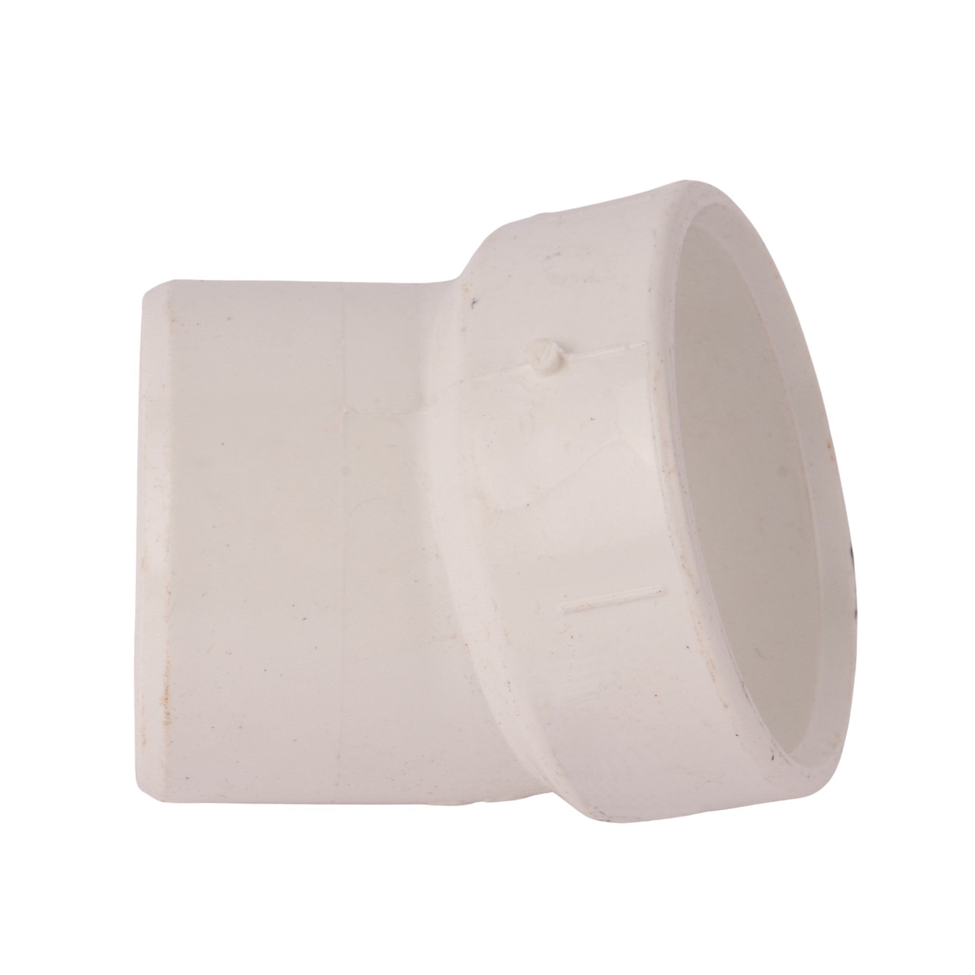 PVC DWV 22.5° Street Elbow (Socket x Spigot) 1-1/2"