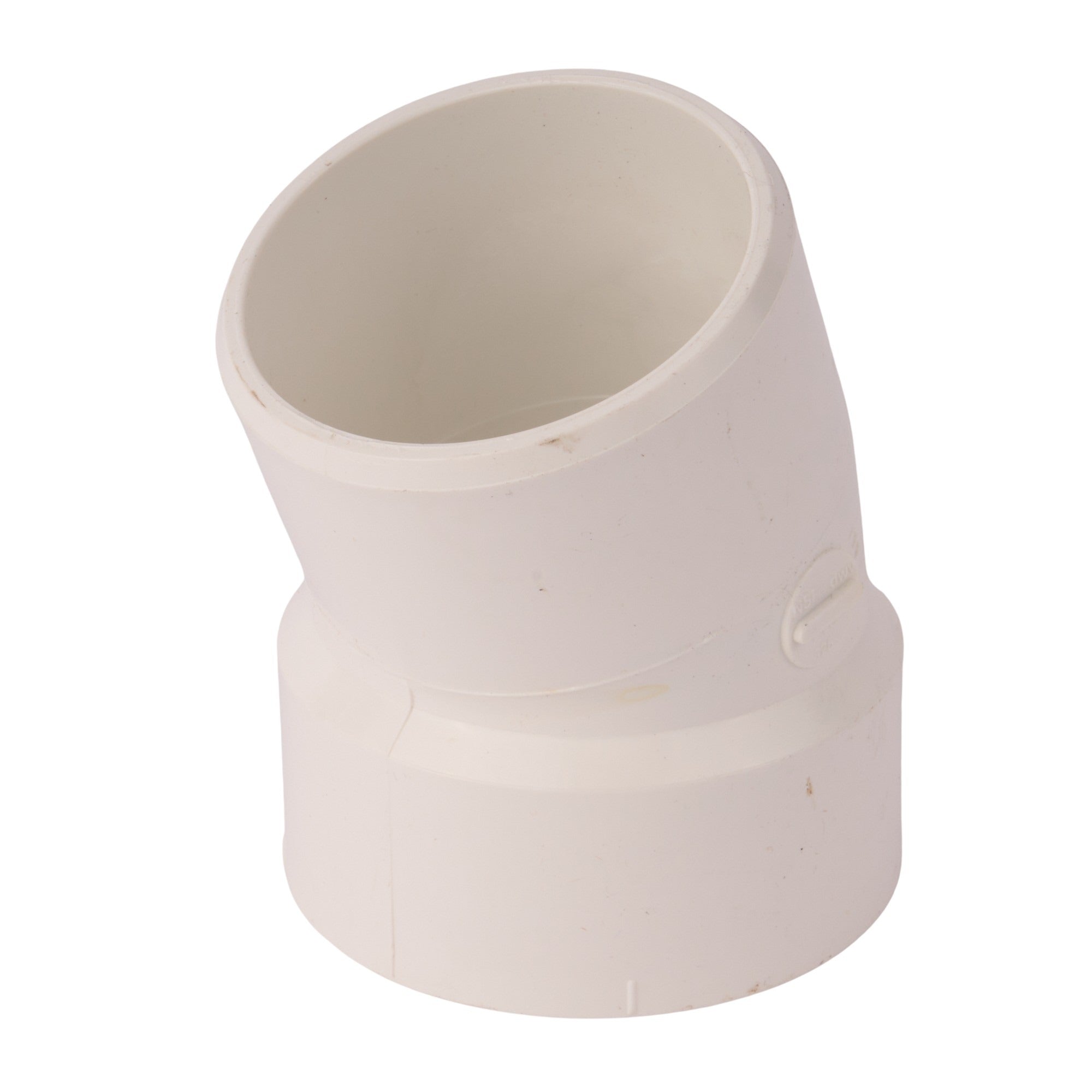 PVC DWV 22.5° Street Elbow (Socket x Spigot) 3"