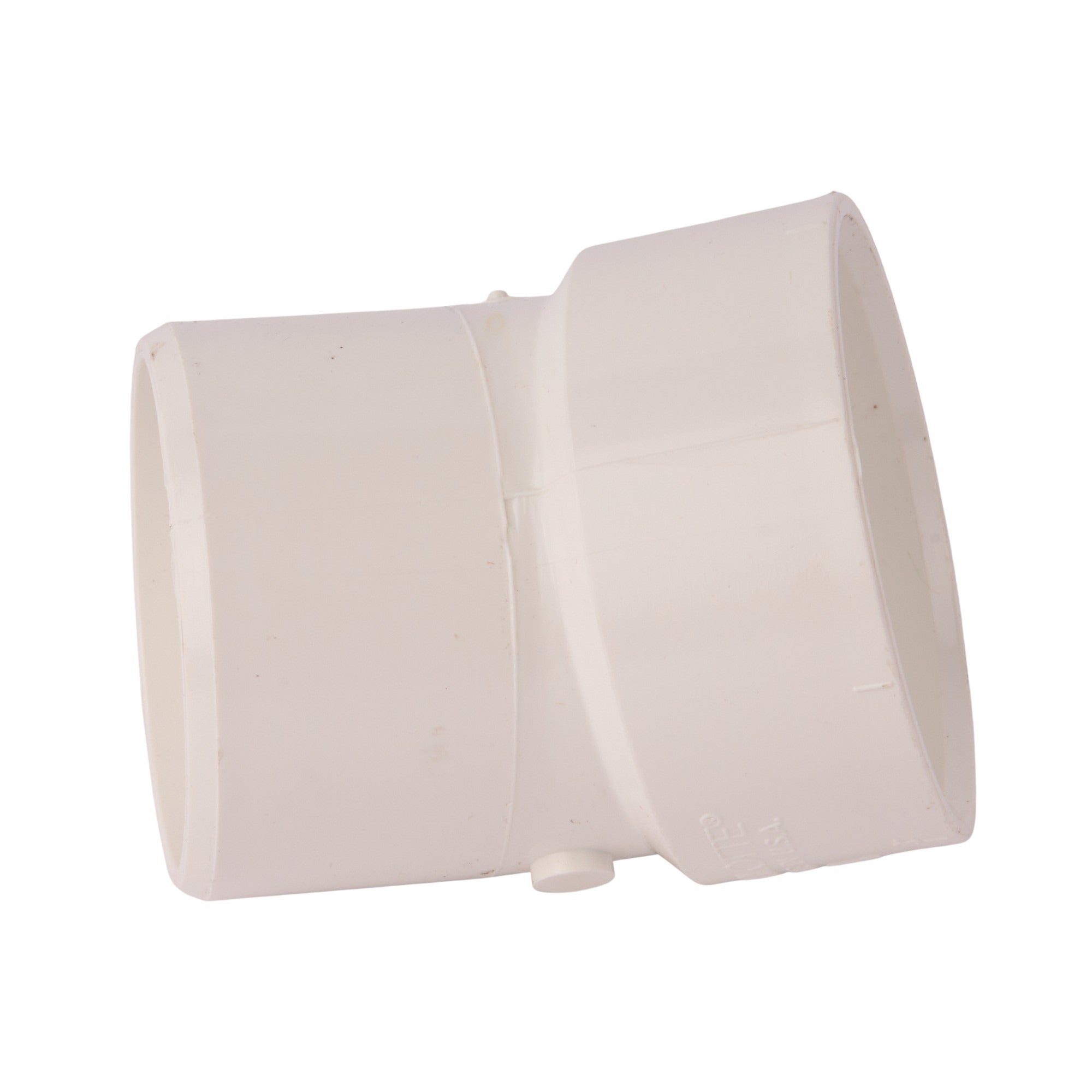 PVC DWV 22.5° Street Elbow (Socket x Spigot) 3"