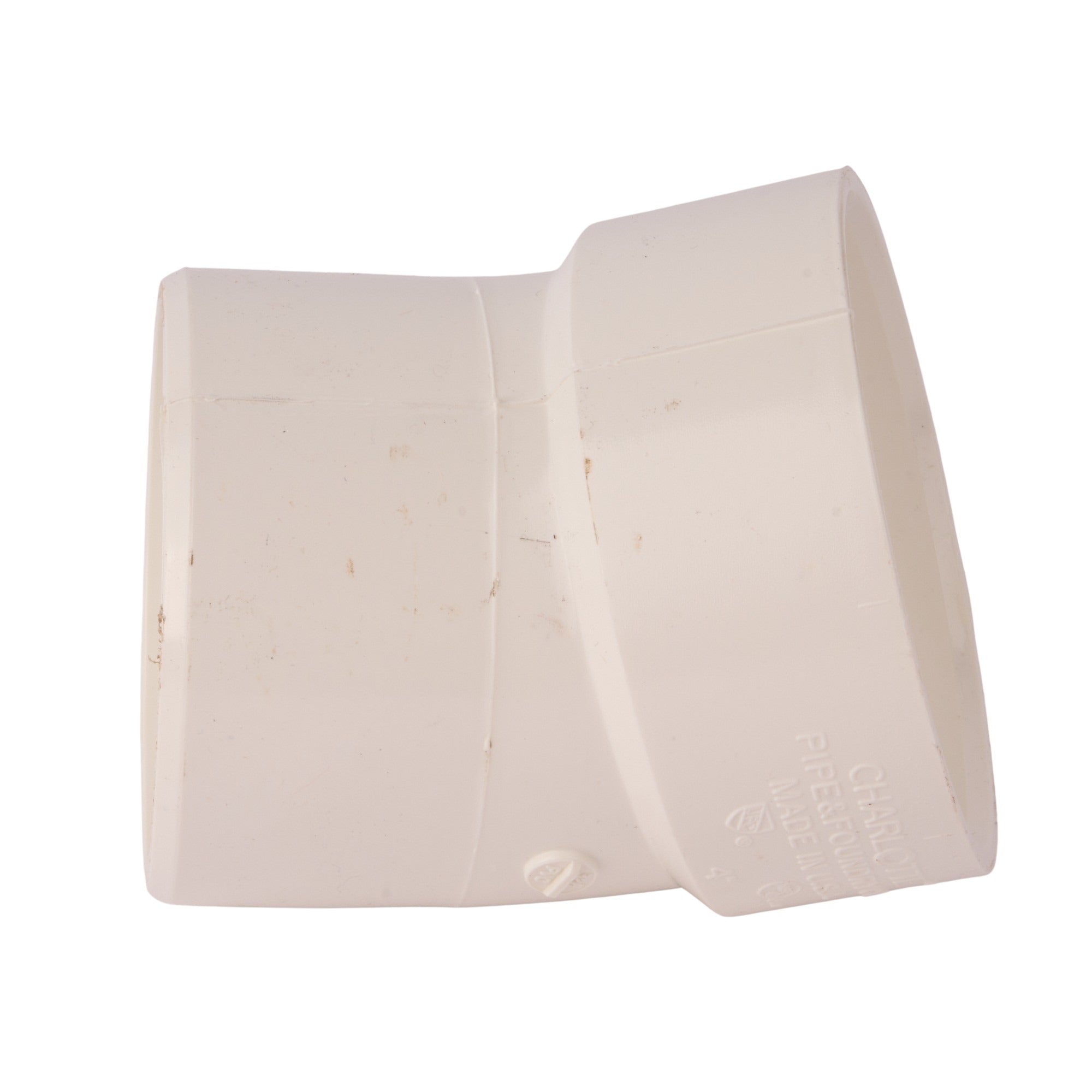 PVC DWV 22.5° Street Elbow (Socket x Spigot) 4"