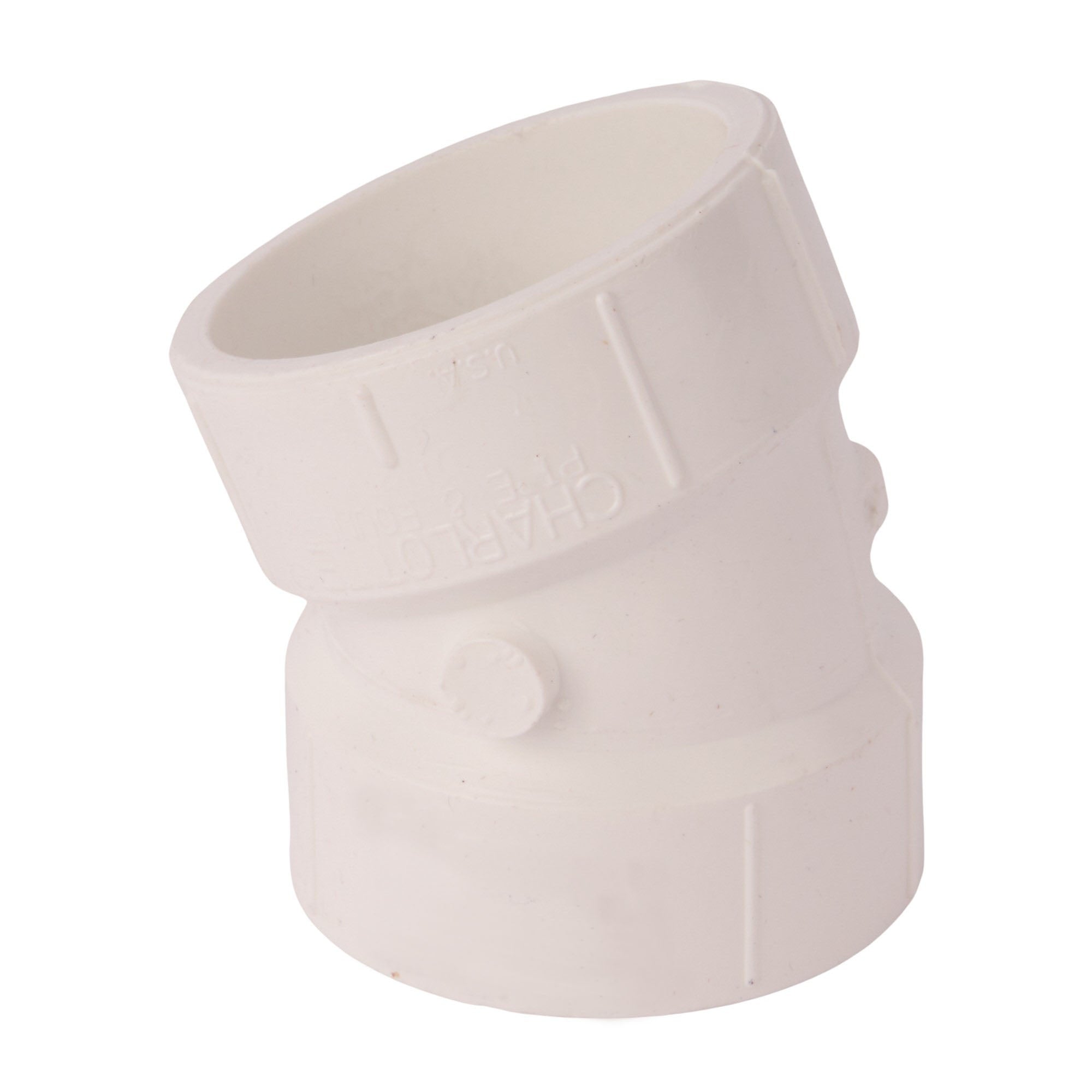 PVC DWV 22.5° Elbow (Socket x Socket) – APEX Supply Co.