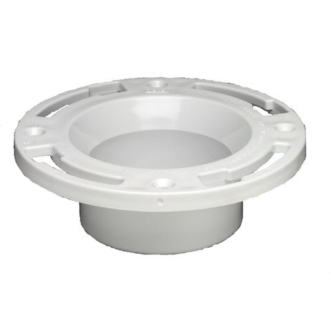 PVC DWV Closet Flange Inside Fit w/o Cap 3" x 3" x 3"