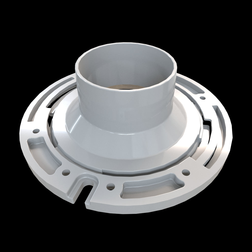 PVC DWV Closet Flange Inside Fit w/o Cap 3" x 3" x 3"