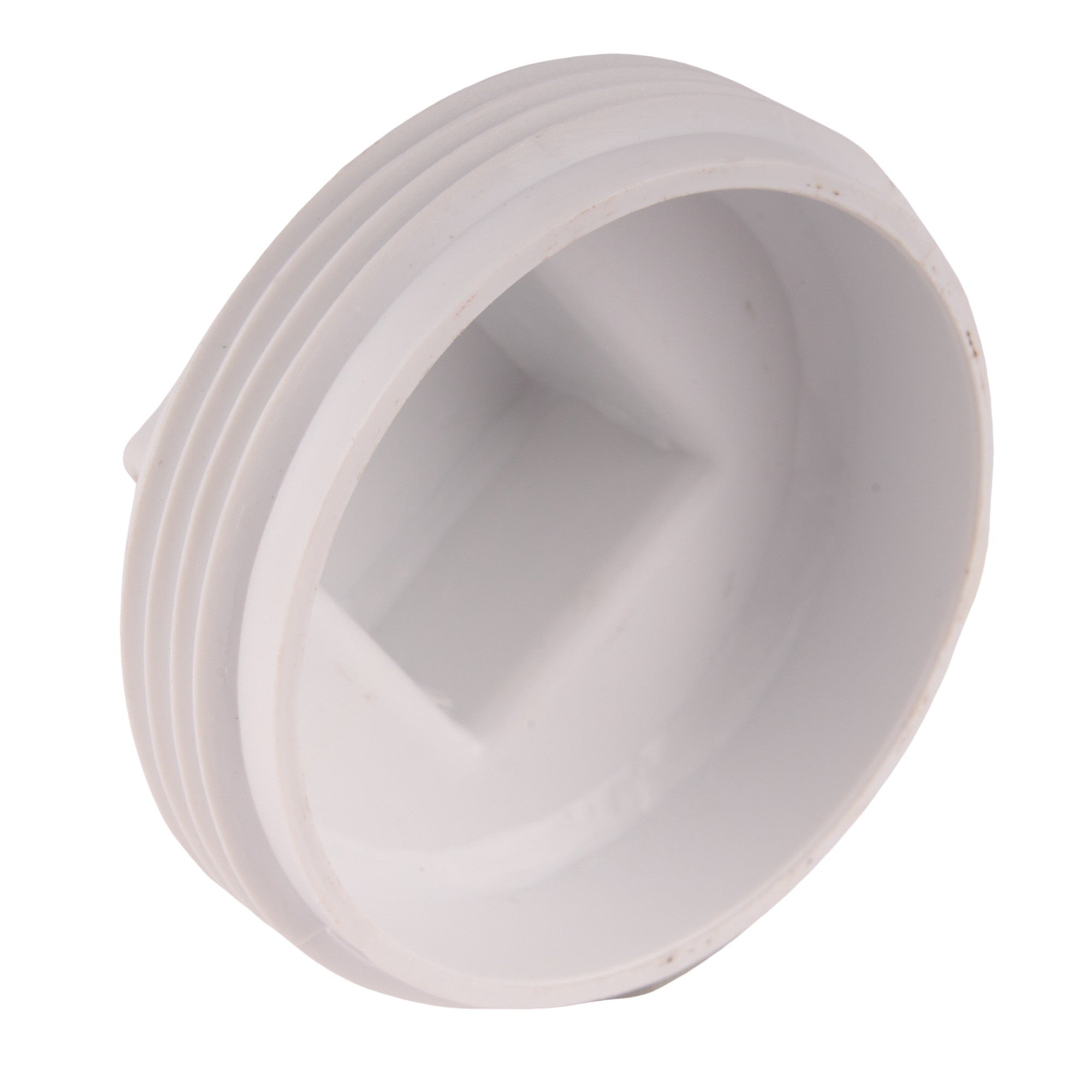 PVC DWV Raised Square Head Cleanout Plug 2-1/2"