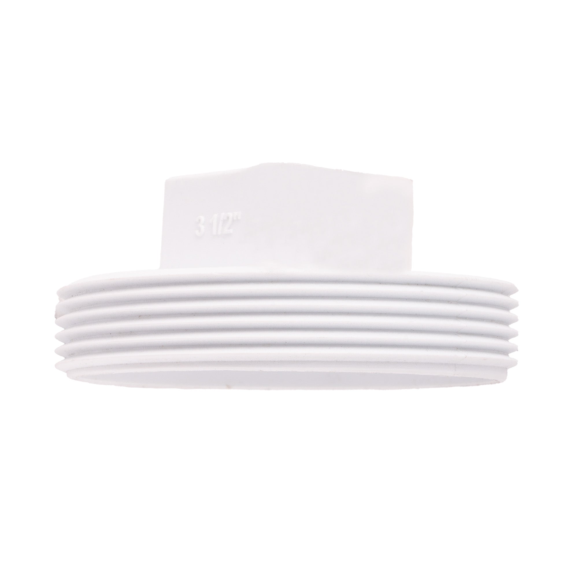 PVC DWV Raised Square Head Cleanout Plug 3-1/2"