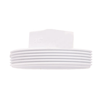 PVC DWV Raised Square Head Cleanout Plug 3-1/2"