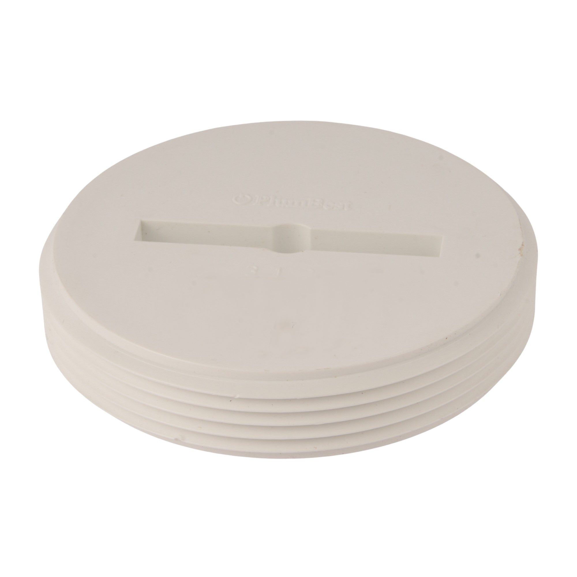 PVC DWV Countersunk Plug 3-1/2"