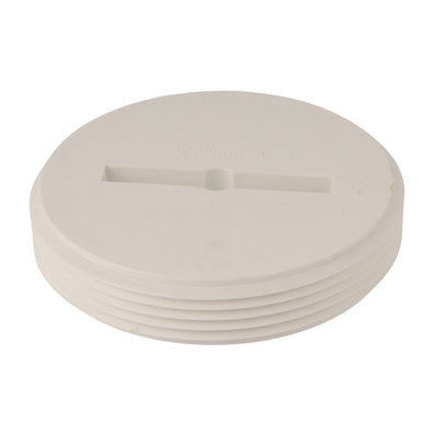 PVC DWV Countersunk Plug 3-1/2"
