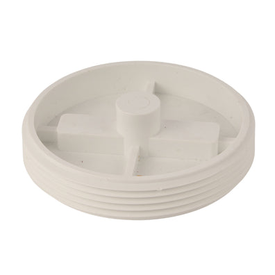 PVC DWV Countersunk Plug 3-1/2"