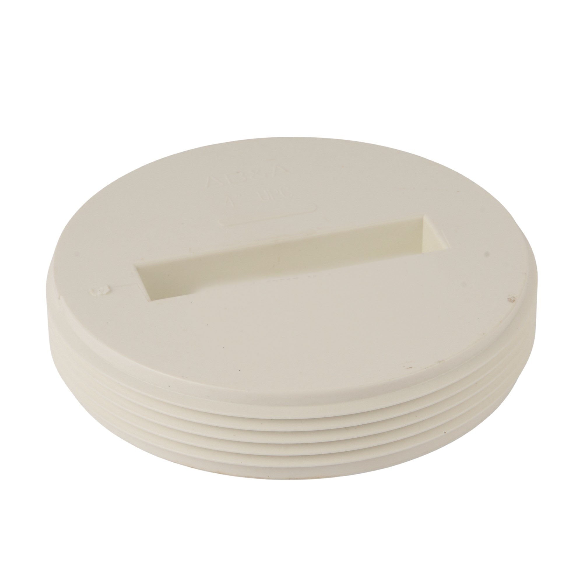 PVC DWV Countersunk Plug 4"