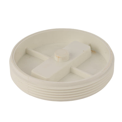 PVC DWV Countersunk Plug 4"