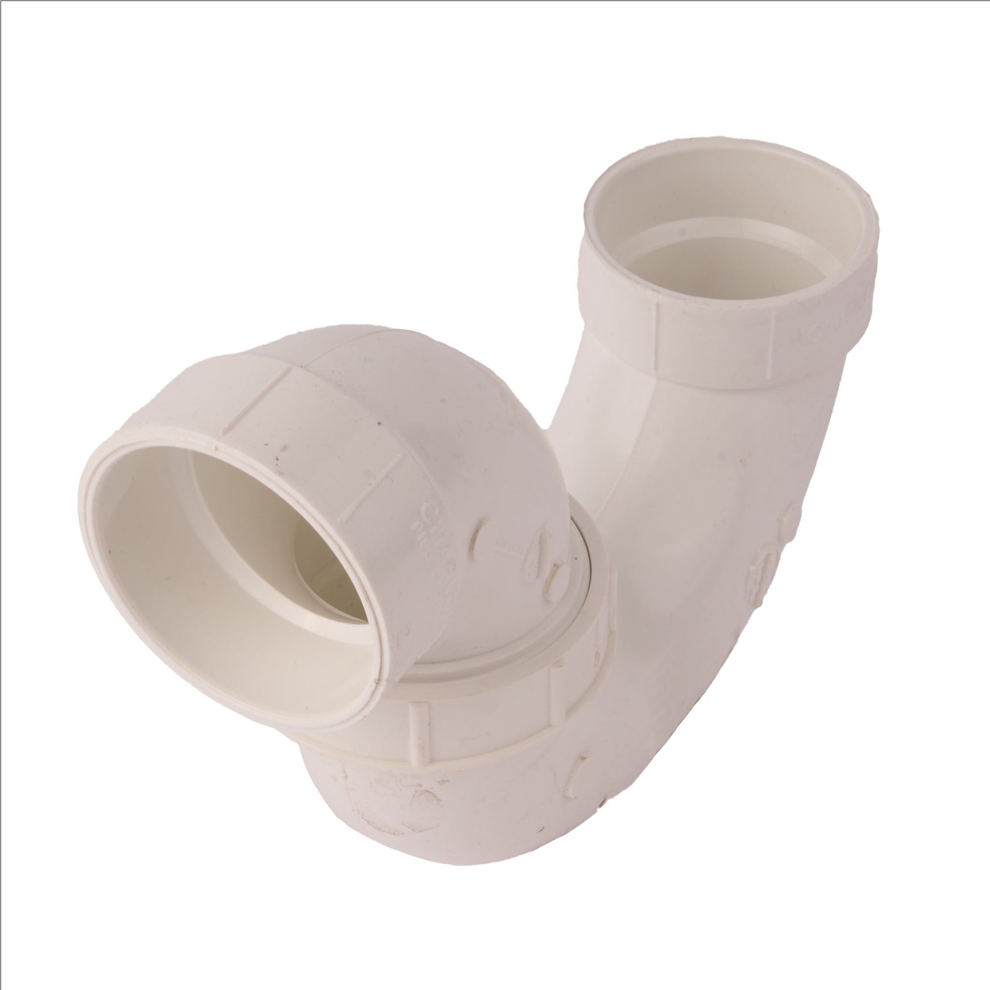 PVC DWV P-Trap w/Union & Plastic Nut 2"