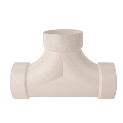 PVC DWV Cleanout Tee 4"