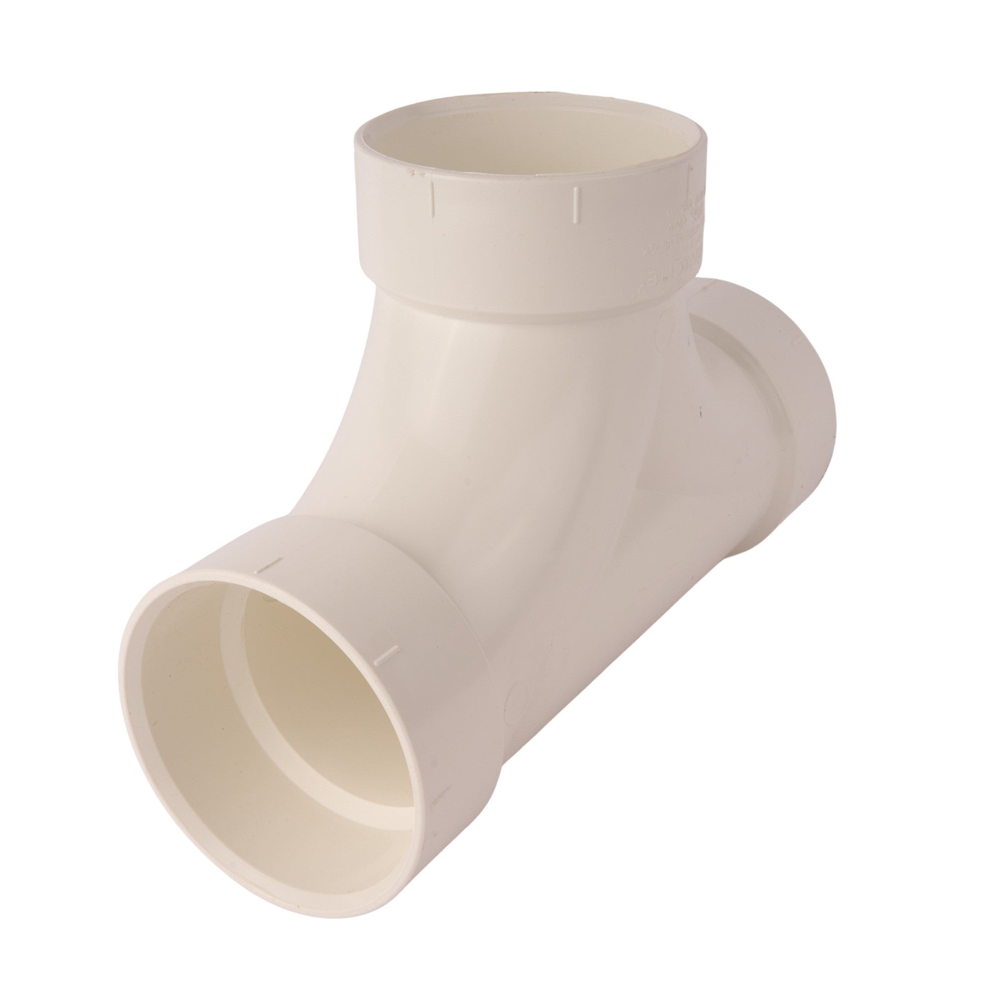 PVC DWV Cleanout Tee 4"