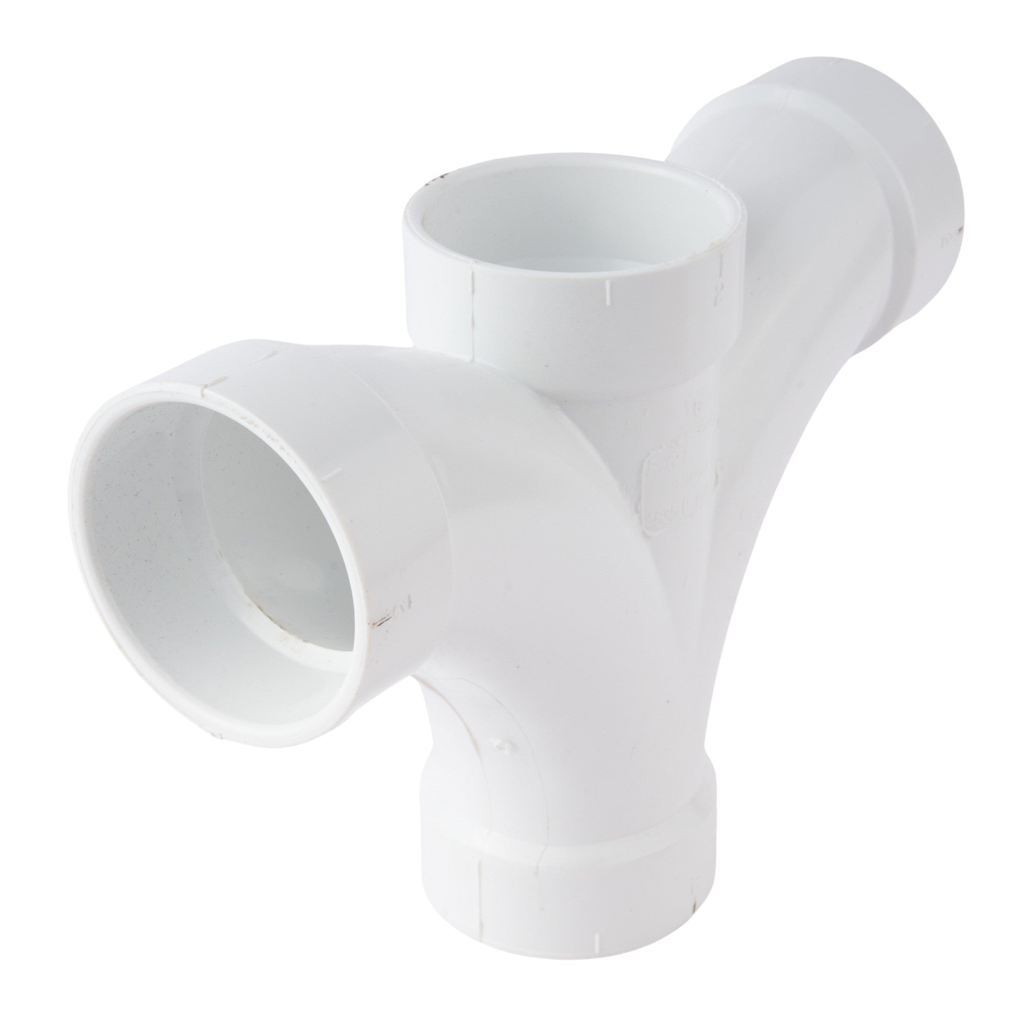 PVC DWV Double Fixture Fitting 2"