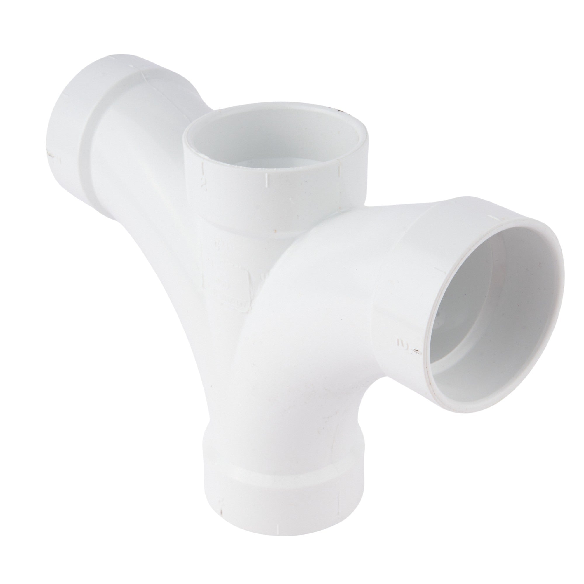PVC DWV Double Fixture Fitting 2"