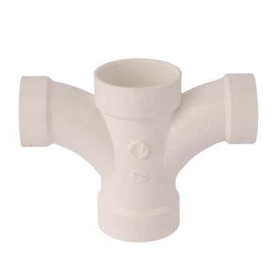 PVC DWV Double Fixture Tee - APEX Supply Co.