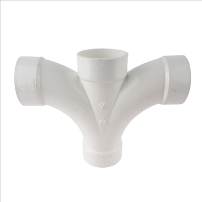 PVC DWV Double Wye 3"