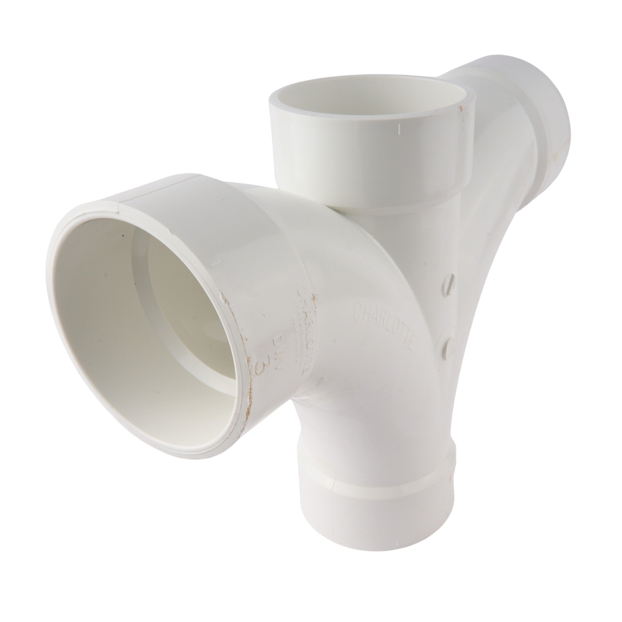 PVC DWV Double Wye 3"