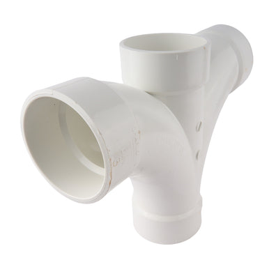 PVC DWV Double Wye 3"