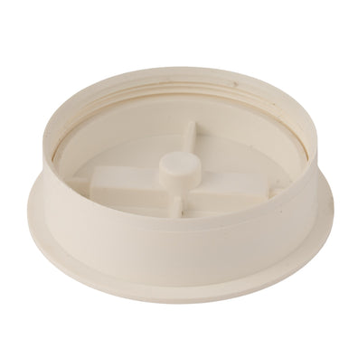 PVC DWV Cleanout Adaptor w/1-1/2" Plug (Spigot x FIP) 4"