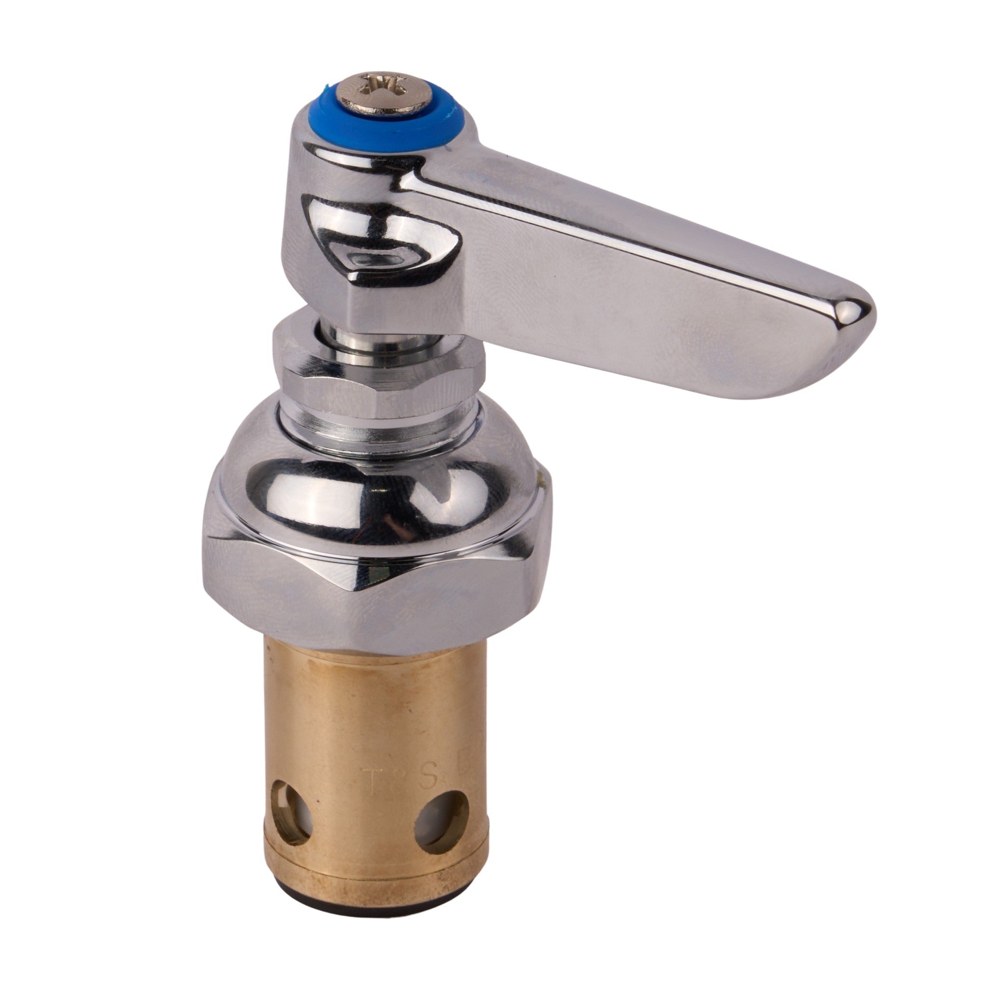Eterna - LTC - Spindle - Assembly - w - Spring - Check - Blue - Lever - Handle - & - Screw - 11 - 25 - GPM - APEX Supply Co.